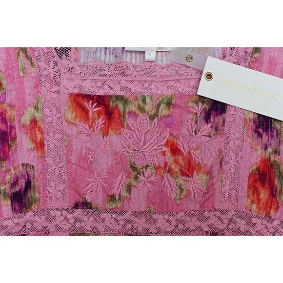 New w/Tags Love Shack Fancy Nutmeg Dress in Wild Pink, sz 6 - Picture 7 of 13